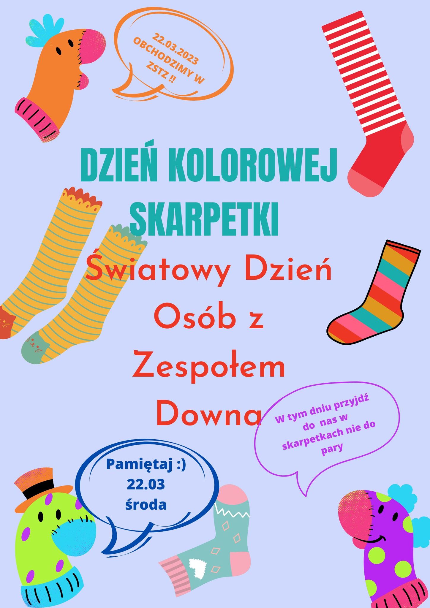 Read more about the article Dzień Kolorowej Skarpetki