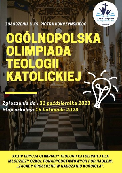You are currently viewing Ogólnopolska Olimpiada Teologii Katolickiej